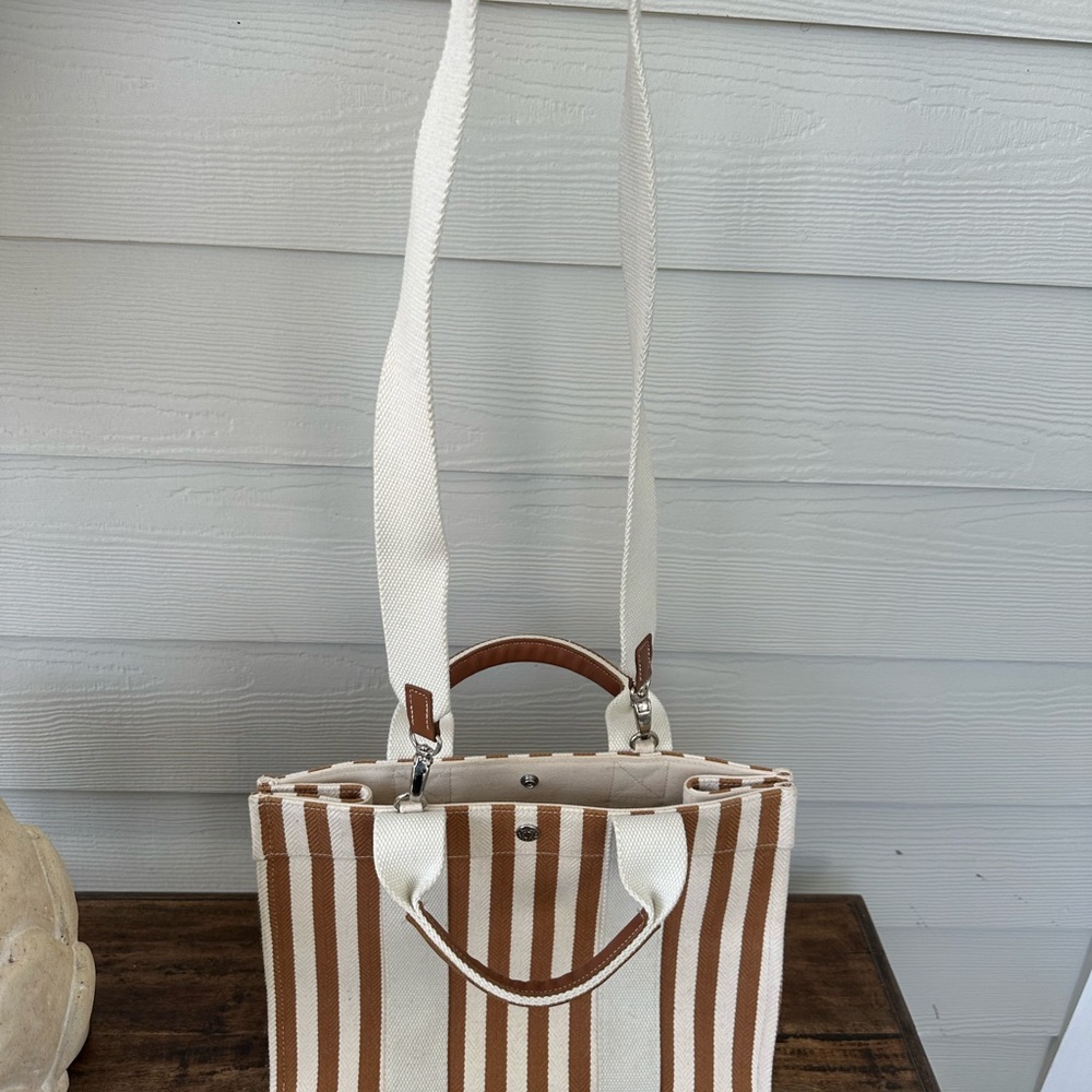RUE de Verneuil Canvas Top Handle Bag - Picture 5 of 9